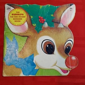3for$25 Vintage 1970s Golden Shape Book: Rudolph the Red-Nosed Reindeer